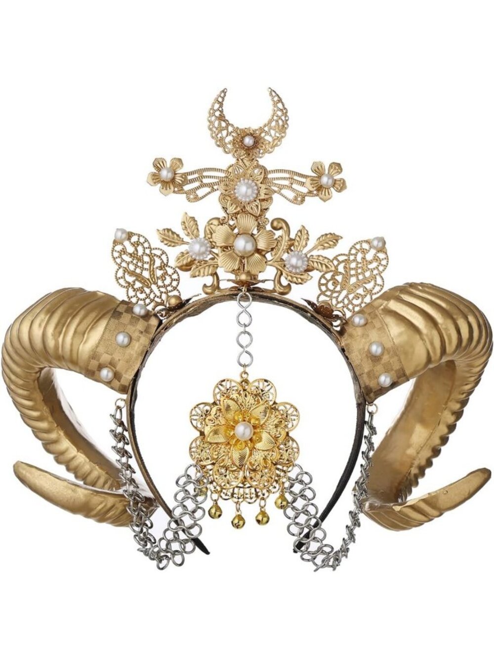 Goddess Halo Crown Headband with Spikes & Zip Ties - Sunburst Style Hair